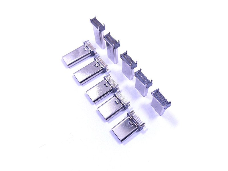 TYPE-C 16PIN母座 B款 立插13.0-13.7-15.0-17.5-18.5